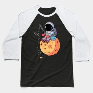 Astronaut in Space Baseball T-Shirt